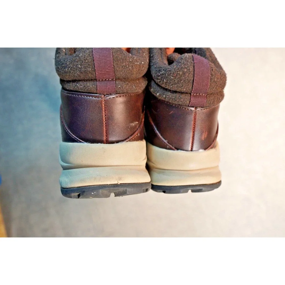 KHOMBU 1323899‎ NICK BROWN FAUX LEATHER HIKING ANKLE MENS 11M BOOTS